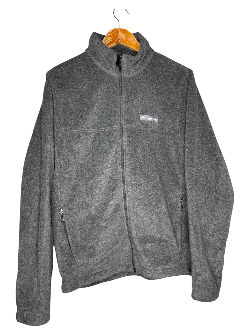 Columbia Steens Mountain 2.0 Fleece Jacket Mens Medium Charcoal Grey Full Zip M
